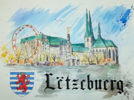 Рисунок Германии легкий