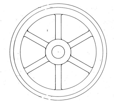 Колесо раскраска для детей