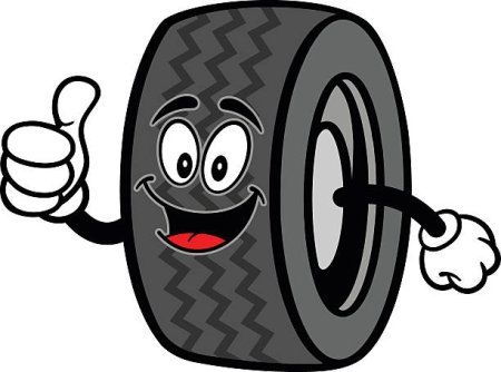 Колеса шины мультяшный