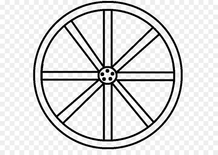 Колесо раскраска для детей