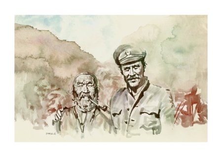 Дерсу Узала рисунок