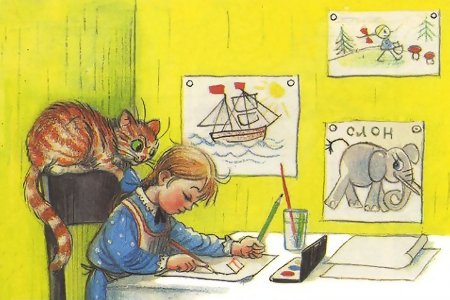 Сутеев Ежик и яблоко