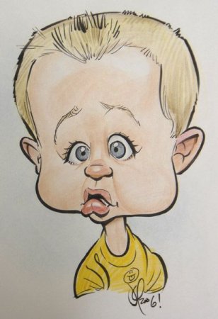 Дружеский шарж для детей