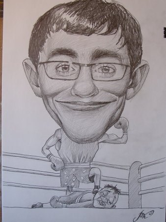 Шарж карандашом