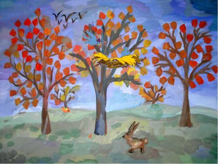 Рисунок на осеннюю тему