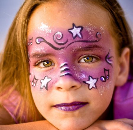 Красивый аквагрим