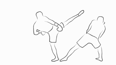 Кикбоксинг рисунки