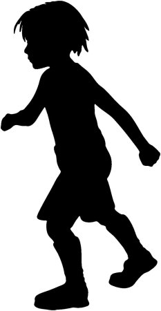 Силуэт девочки