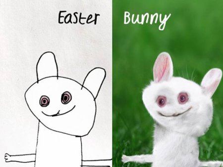 Рисунки детей в реальной жизни