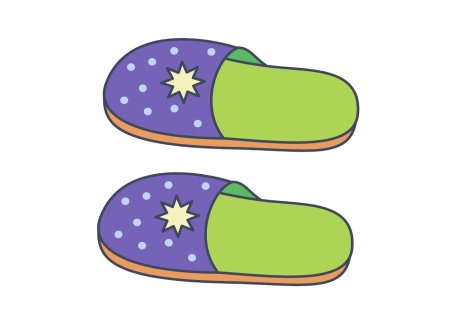 Тапочки карточки для детей