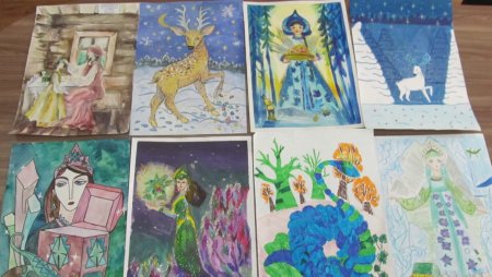 Коллаж по сказкам Бажова