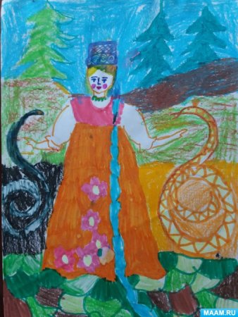 Горный мастер" п.п. Бажов рисунок 5 класс