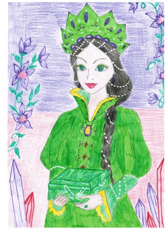 Малахитовая шкатулка хозяйка медной горы