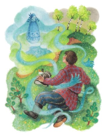 Павел Бажов голубая змейка