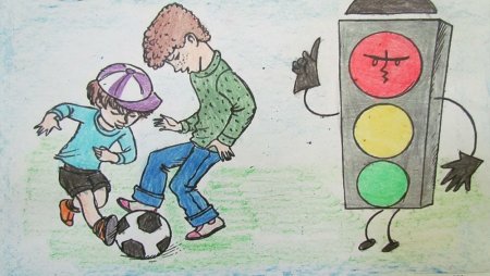 Рисунки на тему дорожно транспортного травматизма