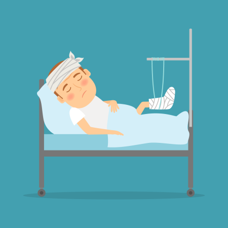 Мальчик с травмой рисунки