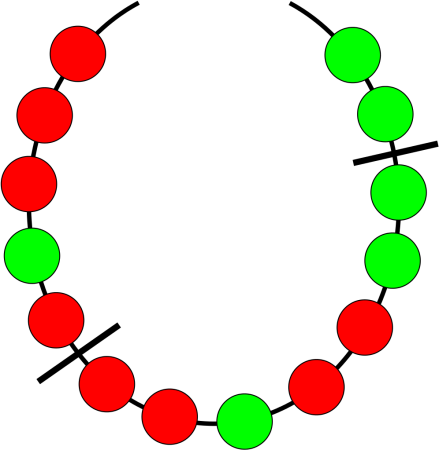 Аппликация бусы