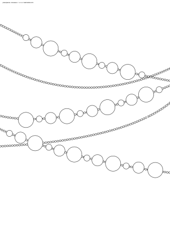 Бусы без фона