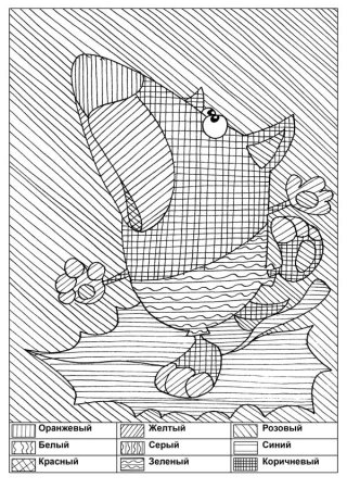 Рисование штрихами в детском саду