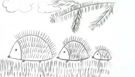 Рисунок штрихами