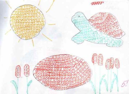 Рисование штрихом животных