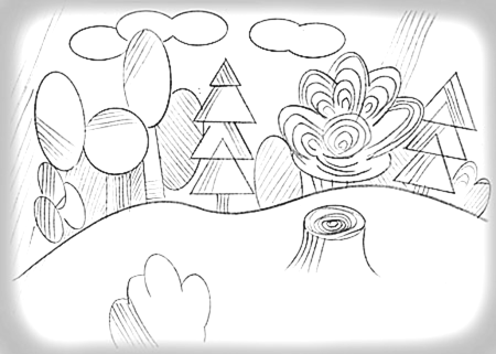 Штриховка для дошкольников