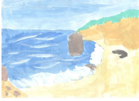 Рисунок море 3 класс