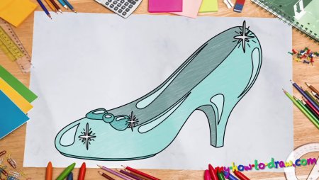 Красивая туфелька для детей