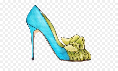 Картинки туфелек для рисования в старшей группе