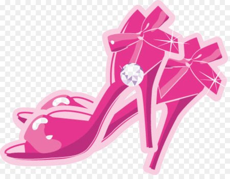 Раскраска туфли на каблуке