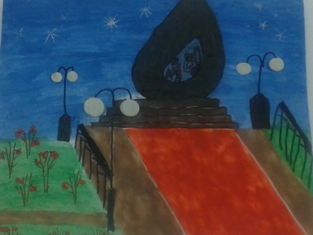 Памятники Когалыма рисунки