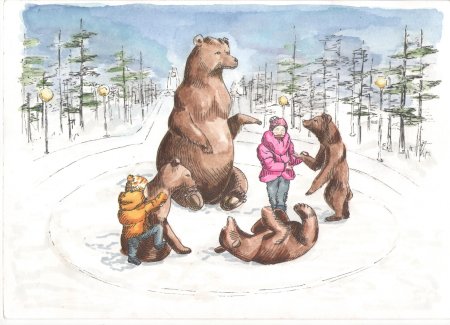 Когалым рисунок