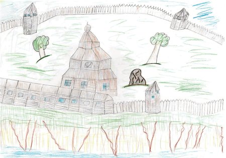 Когалым рисунок