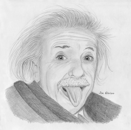 Рисунок Альберта Эйнштейна