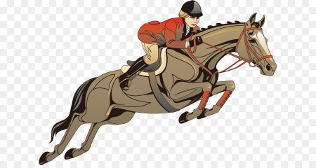 Скачки без фона