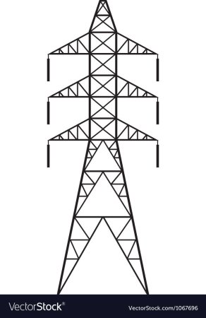 Опора ЛЭП 110 кв PNG