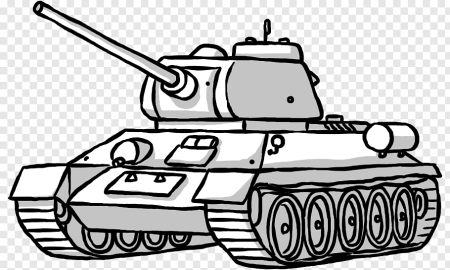 Раскраска танк для маленьких детей