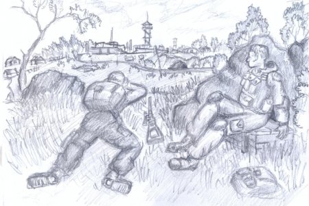 Рисунки на тему сталкер