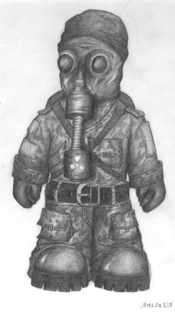 Сталкер рисунки карандашом