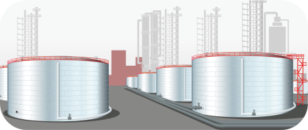Ограждение резервуарный парк нефтебазы