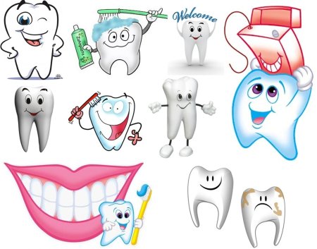 Зуб мультяшный