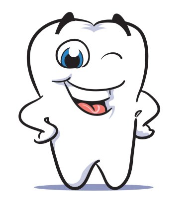 Зуб мультяшный