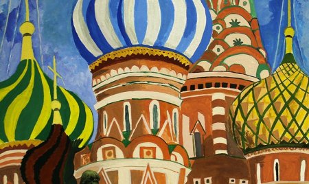 Москва рисунок