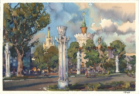 Пленэр ВДНХ