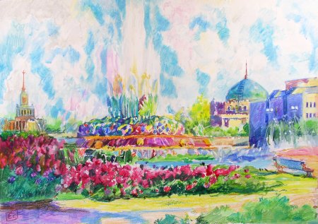 ВДНХ В картинах художников