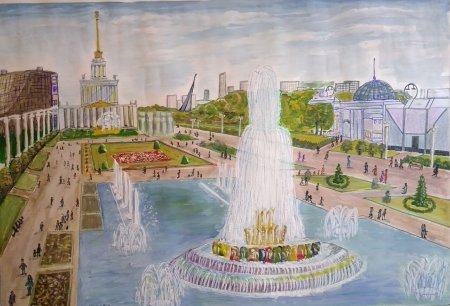 ВДНХ рисунок