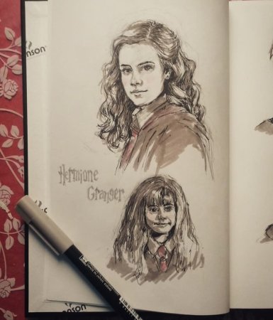Рисунок Роулинг Гермиона