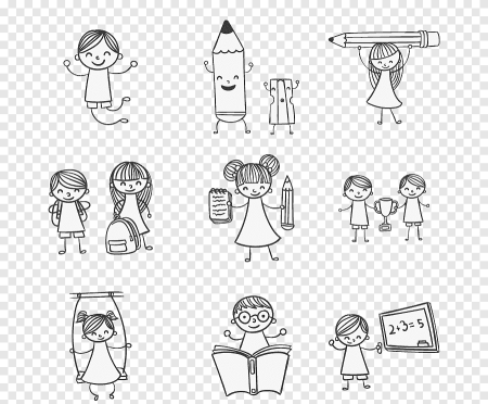 Человечек рисунок карандашом