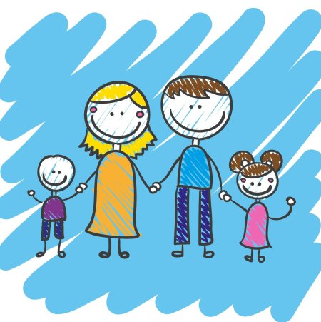 День семьи вектор