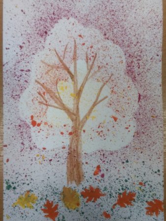 Нетрадиционная техника набрызг